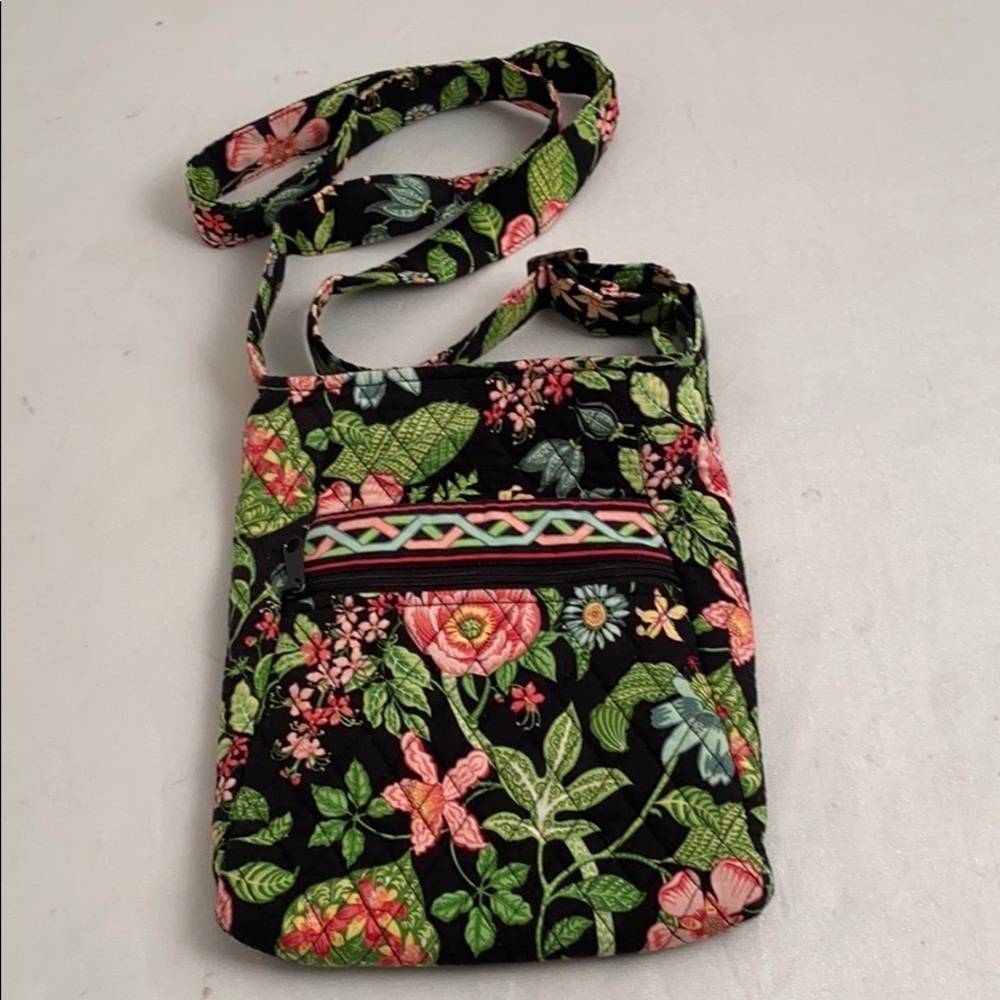 Vera Bradley Botanica multicolor retired floral pattern hipster crossbody